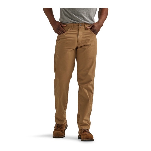 Wrangler Workwear Pants 44x32 Brown Men Relaxed Fit Work Khaki Tool Pockets - Picture 6 of 8